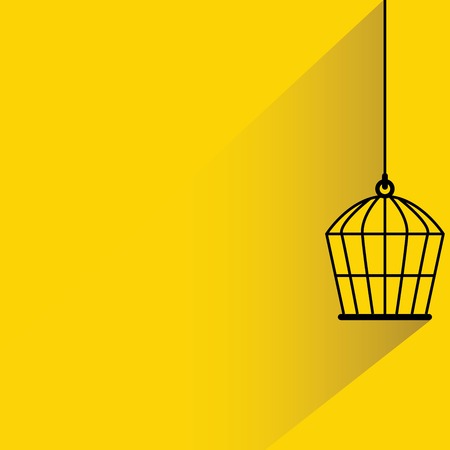 bird cageのイラスト素材