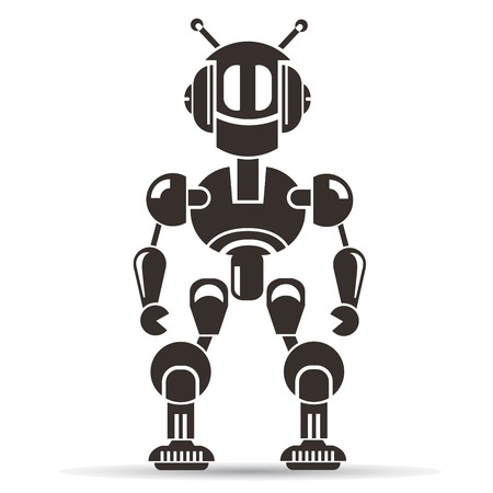 robot, cartoon robotのイラスト素材