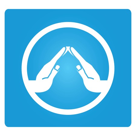 home hand symbolのイラスト素材
