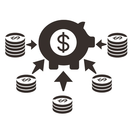 mutual fundのイラスト素材