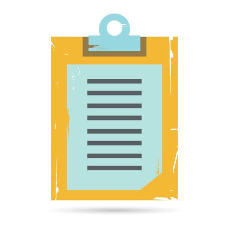 grunge clipboardのイラスト素材