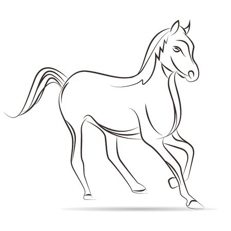 horseのイラスト素材
