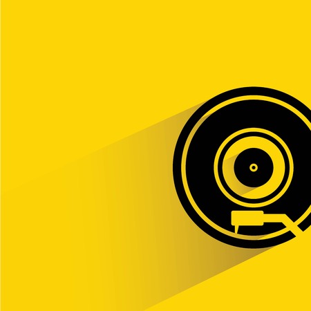 vinyl record playerのイラスト素材