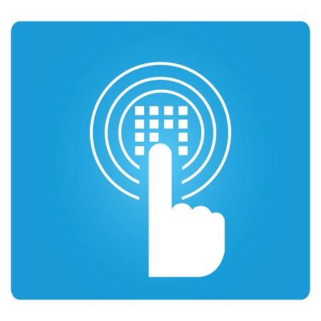 fingerprint illustration のイラスト素材