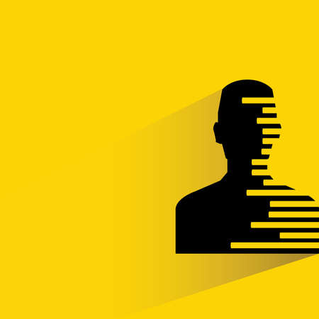 binary man, cyber conceptのイラスト素材