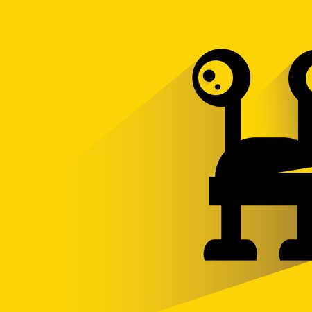 cute robot monsterのイラスト素材