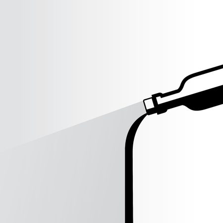 wine pourのイラスト素材