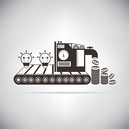 idea machine monetizationのイラスト素材