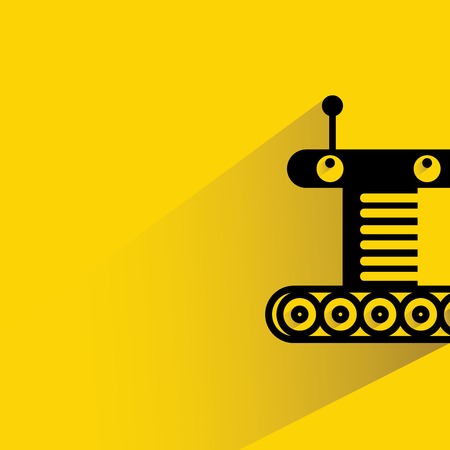 cute robot cartoonのイラスト素材