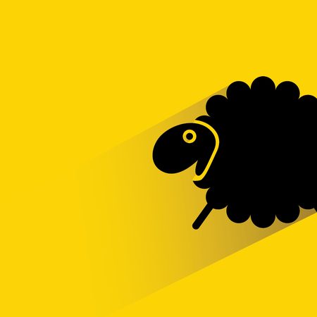jumping sheepのイラスト素材