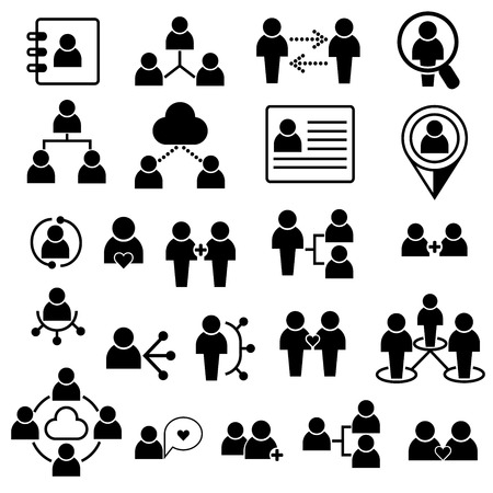 people iconsのイラスト素材