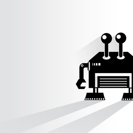 cartoon robotのイラスト素材