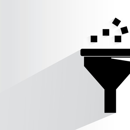 filter data filteringのイラスト素材