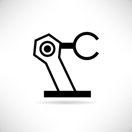 robotic handのイラスト素材