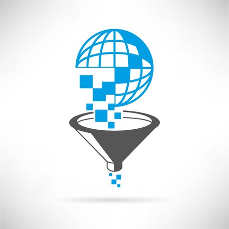 data filter iconのイラスト素材