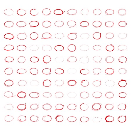 highlighter circlesのイラスト素材