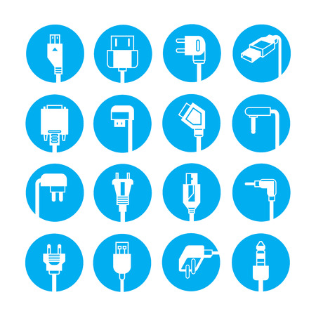 plug iconsのイラスト素材