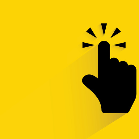 hand clickのイラスト素材