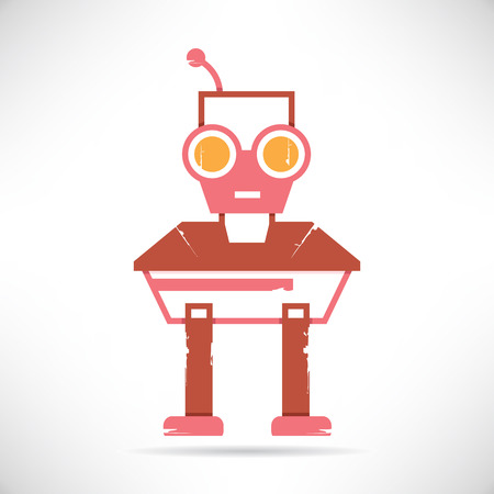 cartoon robotのイラスト素材
