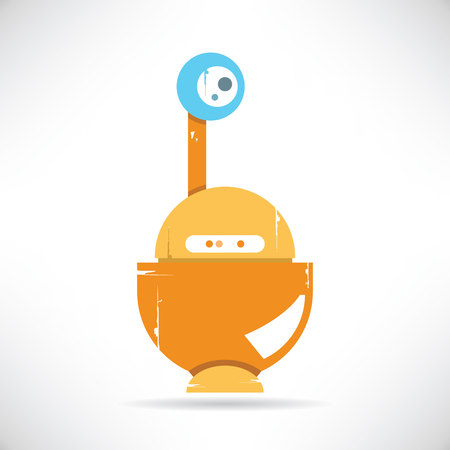 robot, cute monsterのイラスト素材