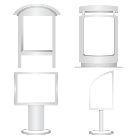 billboard, signageのイラスト素材