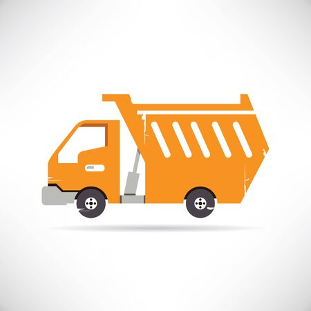 heavy mining truckのイラスト素材