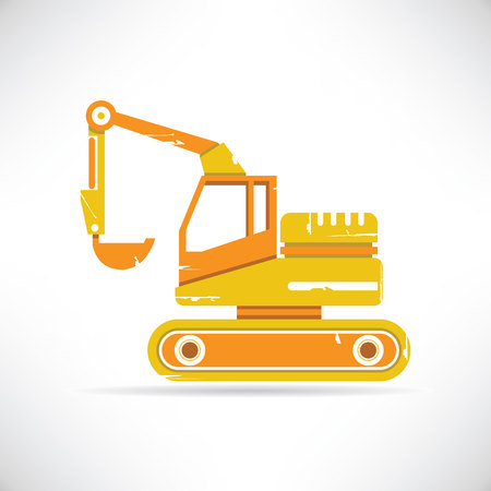 excavatorのイラスト素材