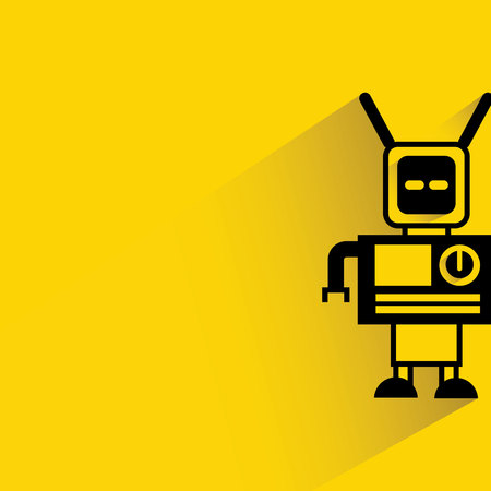 cartoon robotのイラスト素材