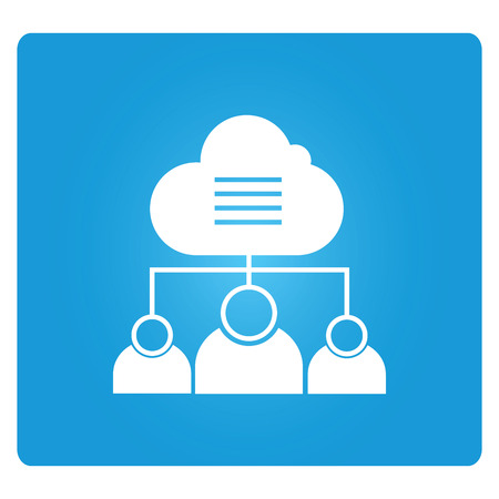 Cloud-based Collaborationのイラスト素材