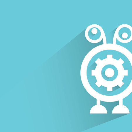 cute robotのイラスト素材