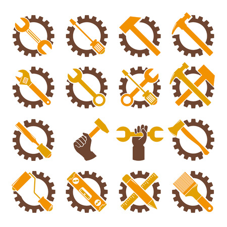 tool iconsのイラスト素材