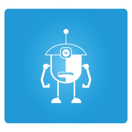 robot iconのイラスト素材