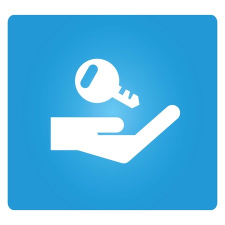 hand holding keyのイラスト素材