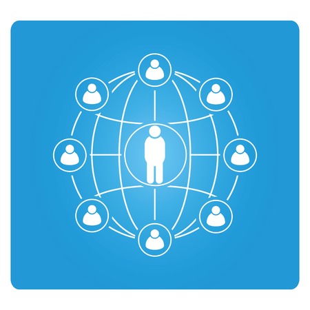 people networkのイラスト素材