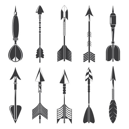 arrows, bowsのイラスト素材