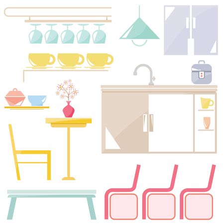 kitchenのイラスト素材
