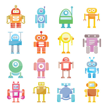 robotsのイラスト素材