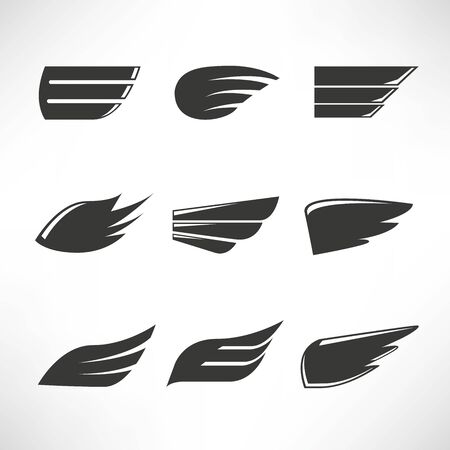 wing iconsのイラスト素材