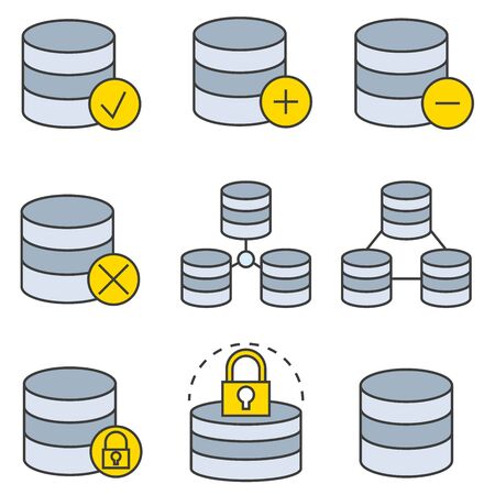 server iconsのイラスト素材