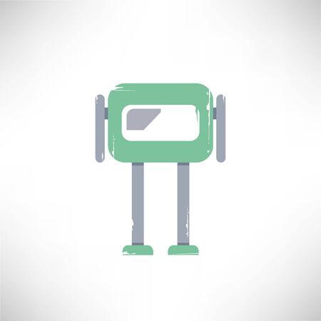 cute robotのイラスト素材