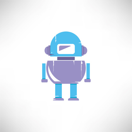 robot cartoonのイラスト素材