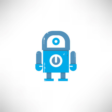 cute robotのイラスト素材