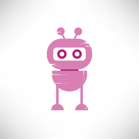 cute robotのイラスト素材