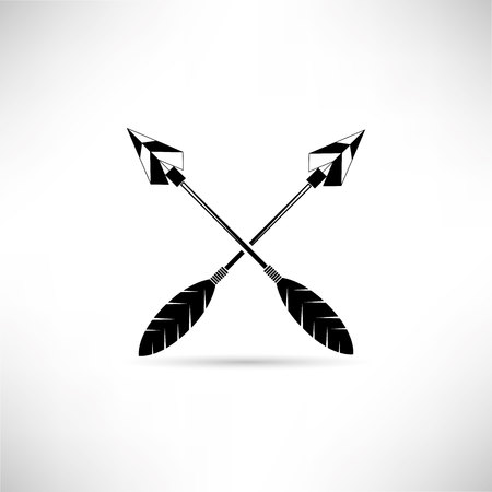 Cross arrows, dartのイラスト素材
