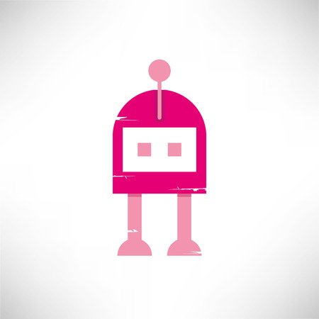 cartoon robotのイラスト素材
