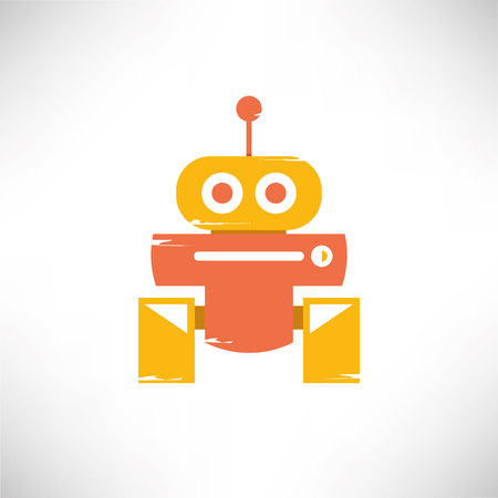 cartoon robotのイラスト素材