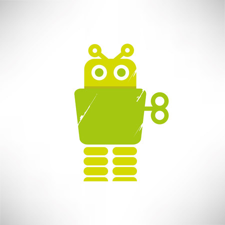 cartoon robotのイラスト素材