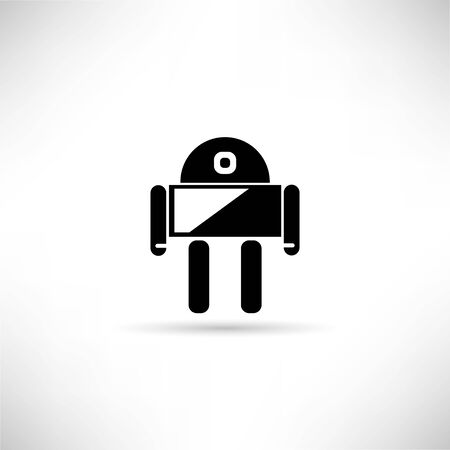 Robot iconのイラスト素材