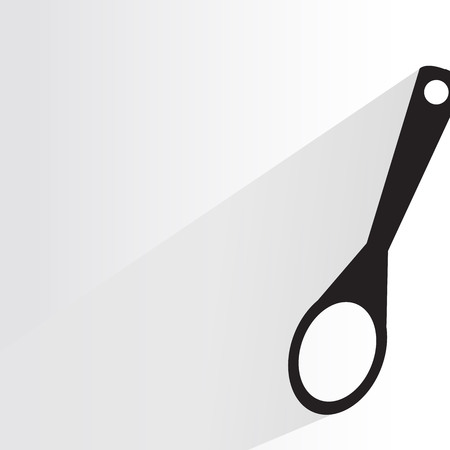 spoon isolated Vector illustration.のイラスト素材