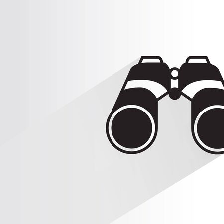 binoculars isolated Vector illustration.のイラスト素材